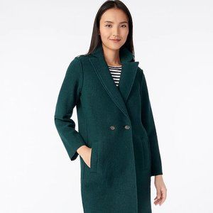 J. Crew Topcoat in Italian Boiled Wool